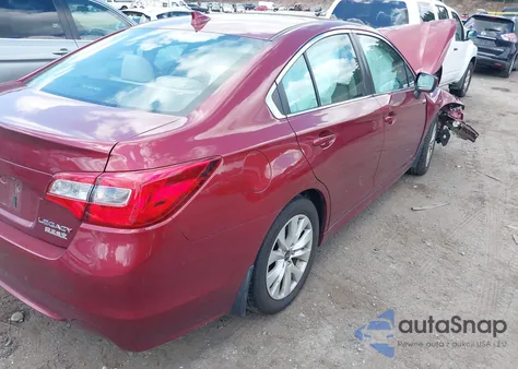 2016 Subaru Legacy 2.5I Premium from USA, damaged, VIN 4S3BNAC67G3050936